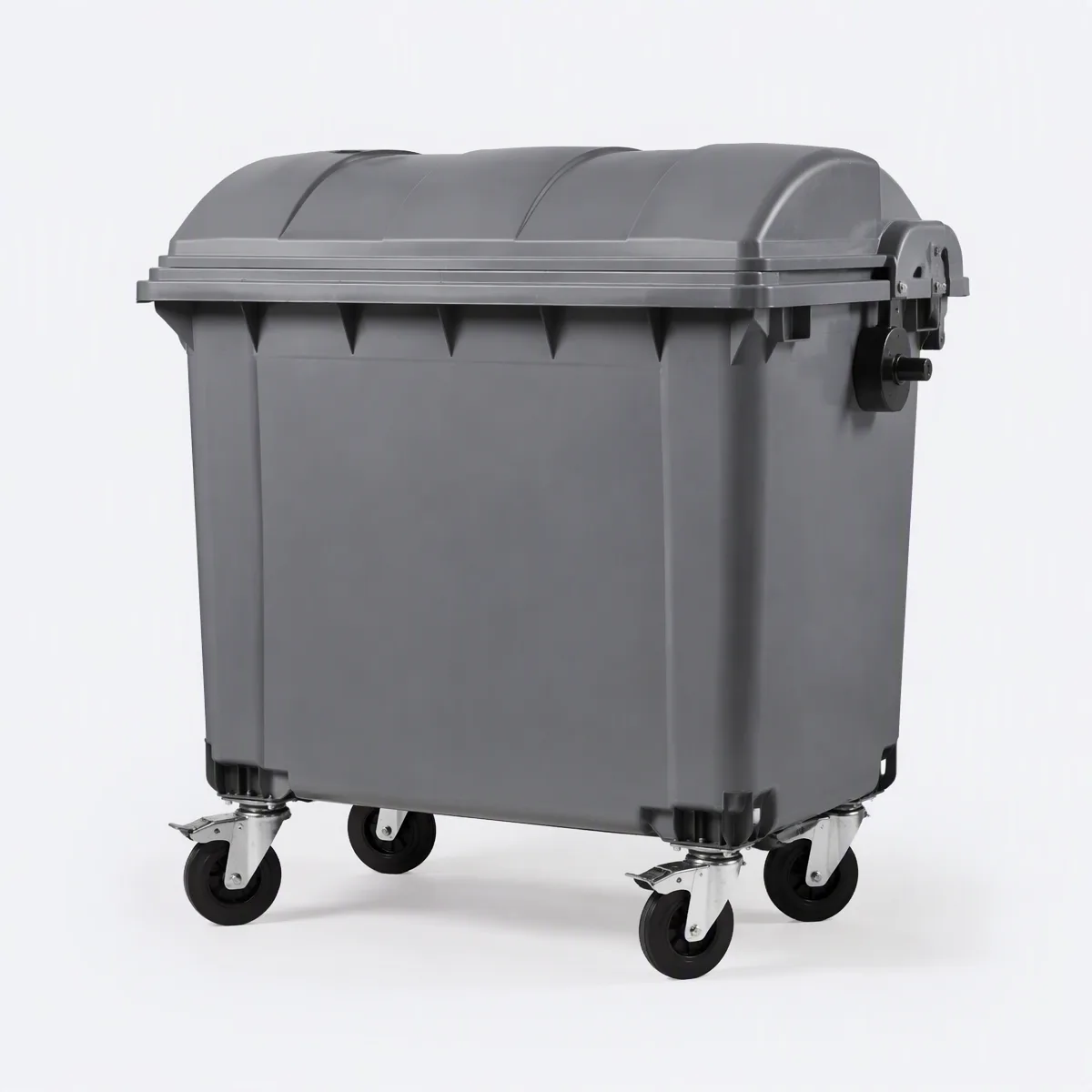 660L Wheelie Bin (WB-WB-660-GRY) — MedQ catalogue illustration