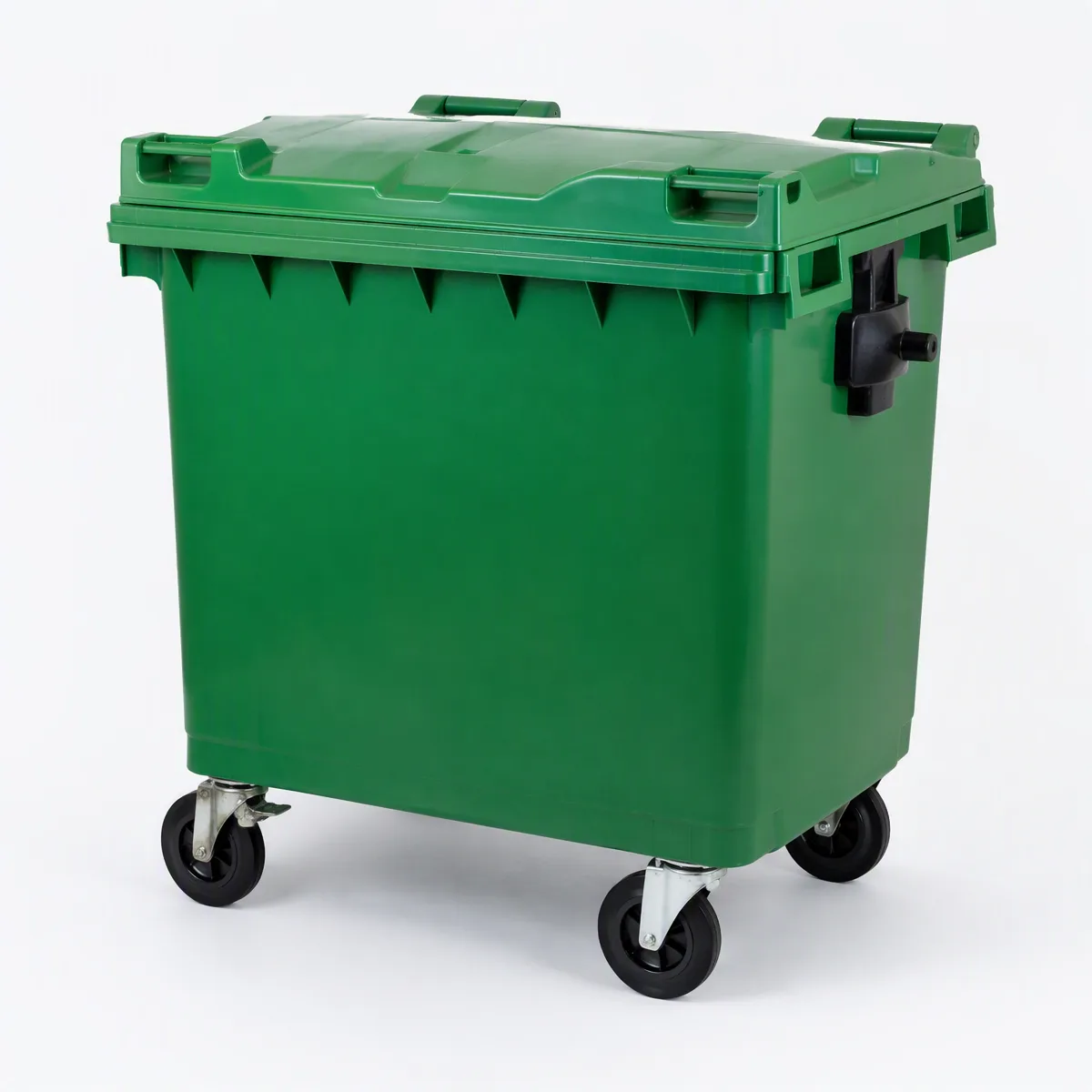 770L Wheelie Bin (WB-WB-770-GRN) — MedQ catalogue illustration