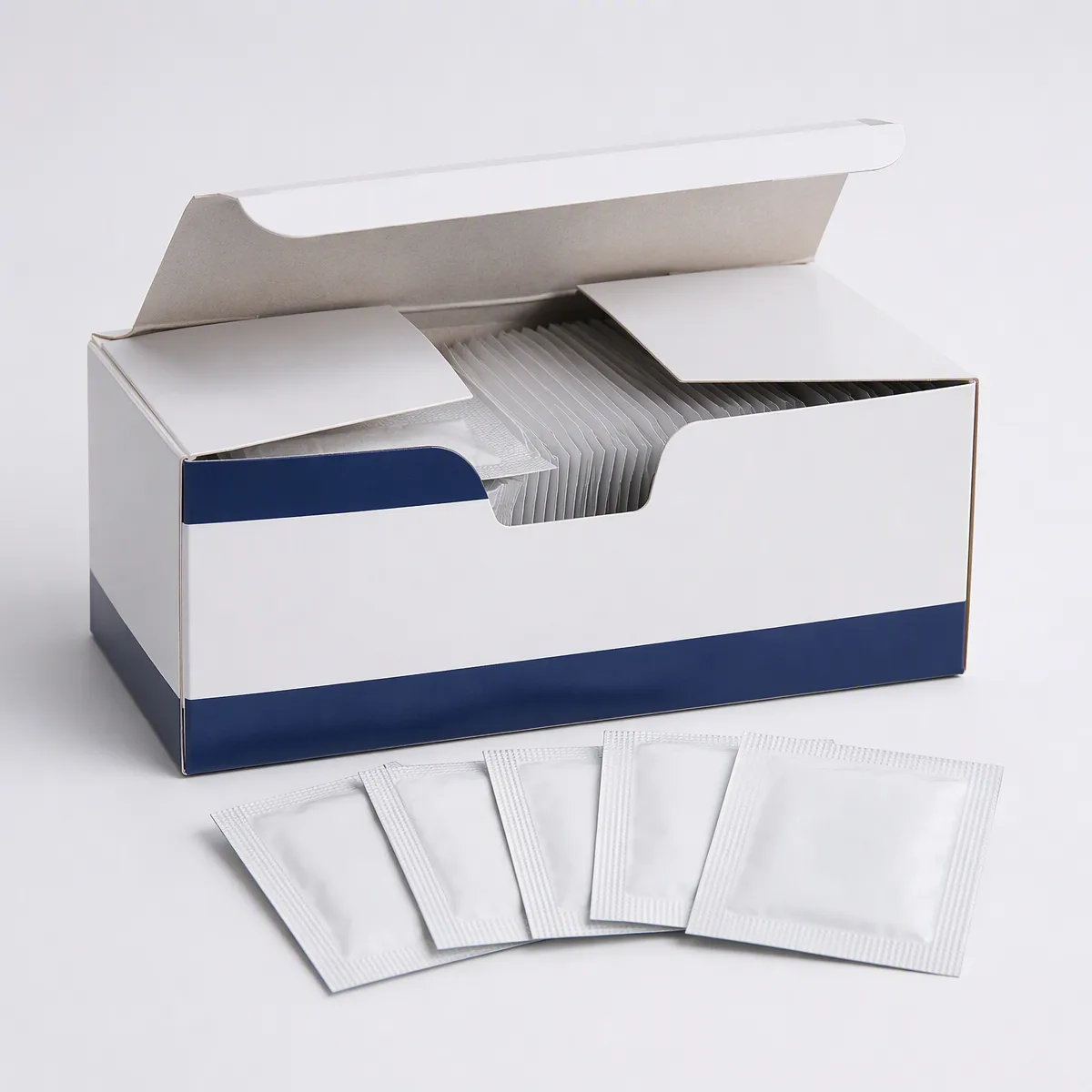 Alcohol Prep Pads 70% Box 200 — MedQ catalogue illustration