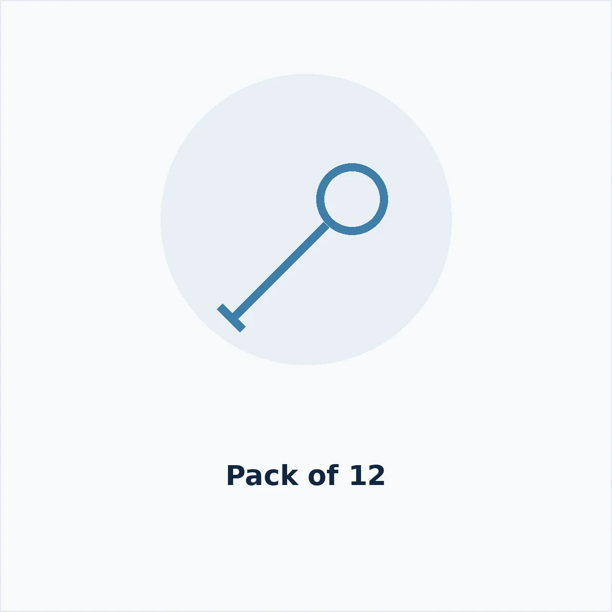 Dental Mouth Mirrors Box 12 — MedQ catalogue illustration