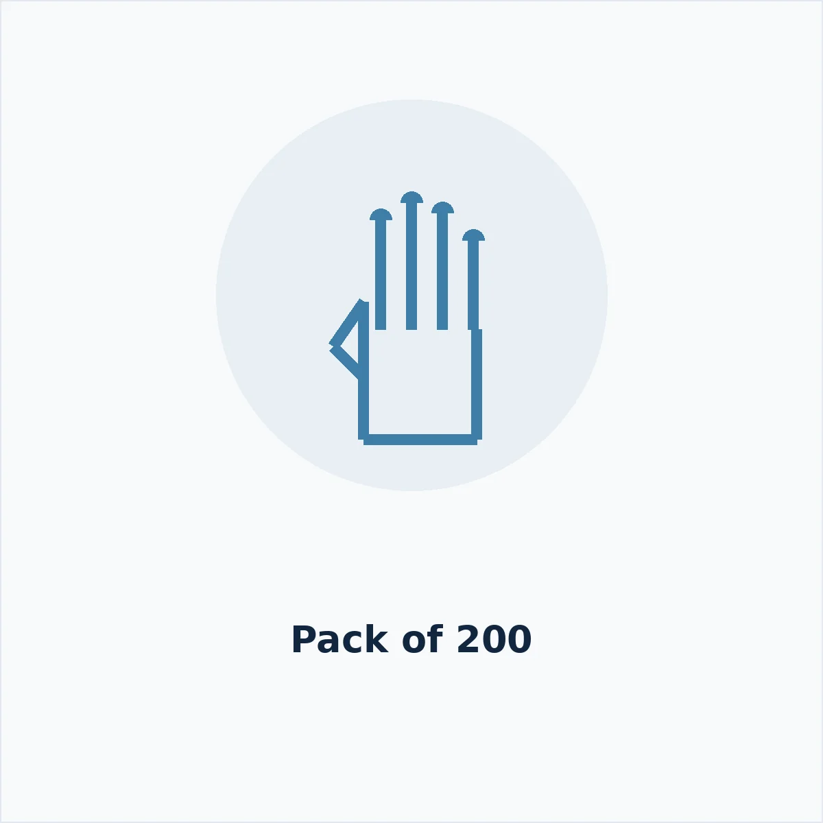 Dental Nitrile Gloves Small Box 200 — MedQ catalogue illustration