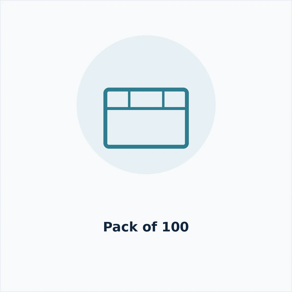 Gauze Swabs 10x10cm Pack 100 — MedQ catalogue illustration