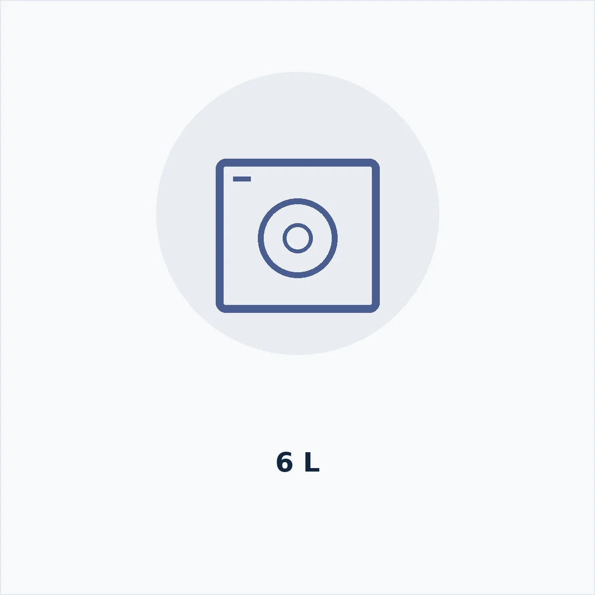 Laboratory Water Bath 6L (LAB-WBATH-6L-1) — MedQ catalogue illustration