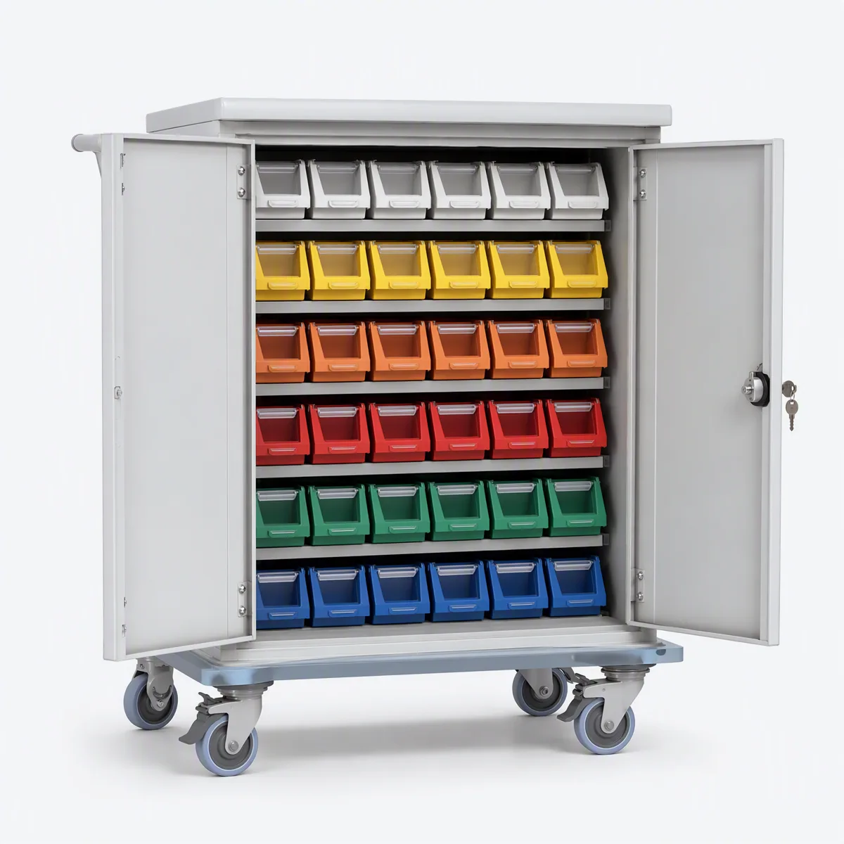 Medication Trolley 30-Bin — MedQ catalogue illustration