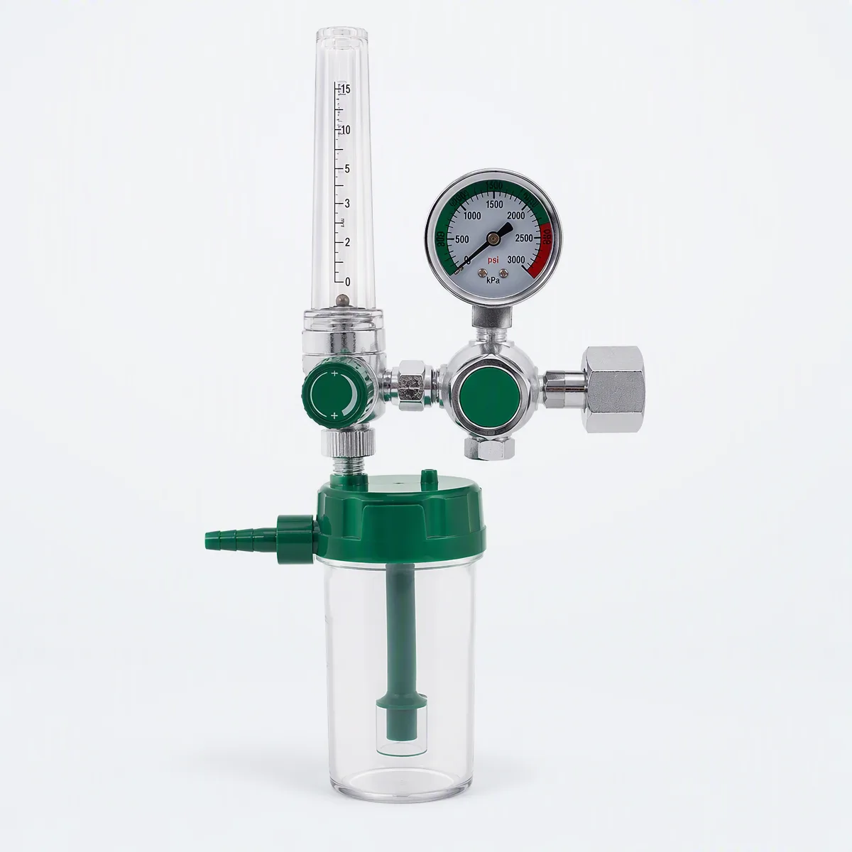 Oxygen Regulator Flowmeter 0-15L/min — MedQ catalogue illustration
