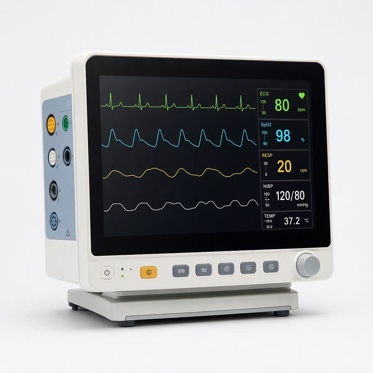 Patient Monitor 5-Parameter (EQ-PATIENT-MONITOR-5-01) — MedQ catalogue illustration