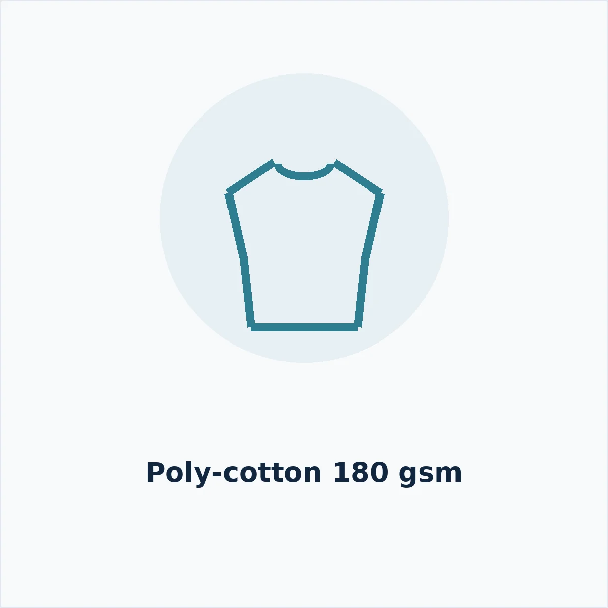 Reusable Patient Gown Poly-Cotton 180gsm — MedQ catalogue illustration