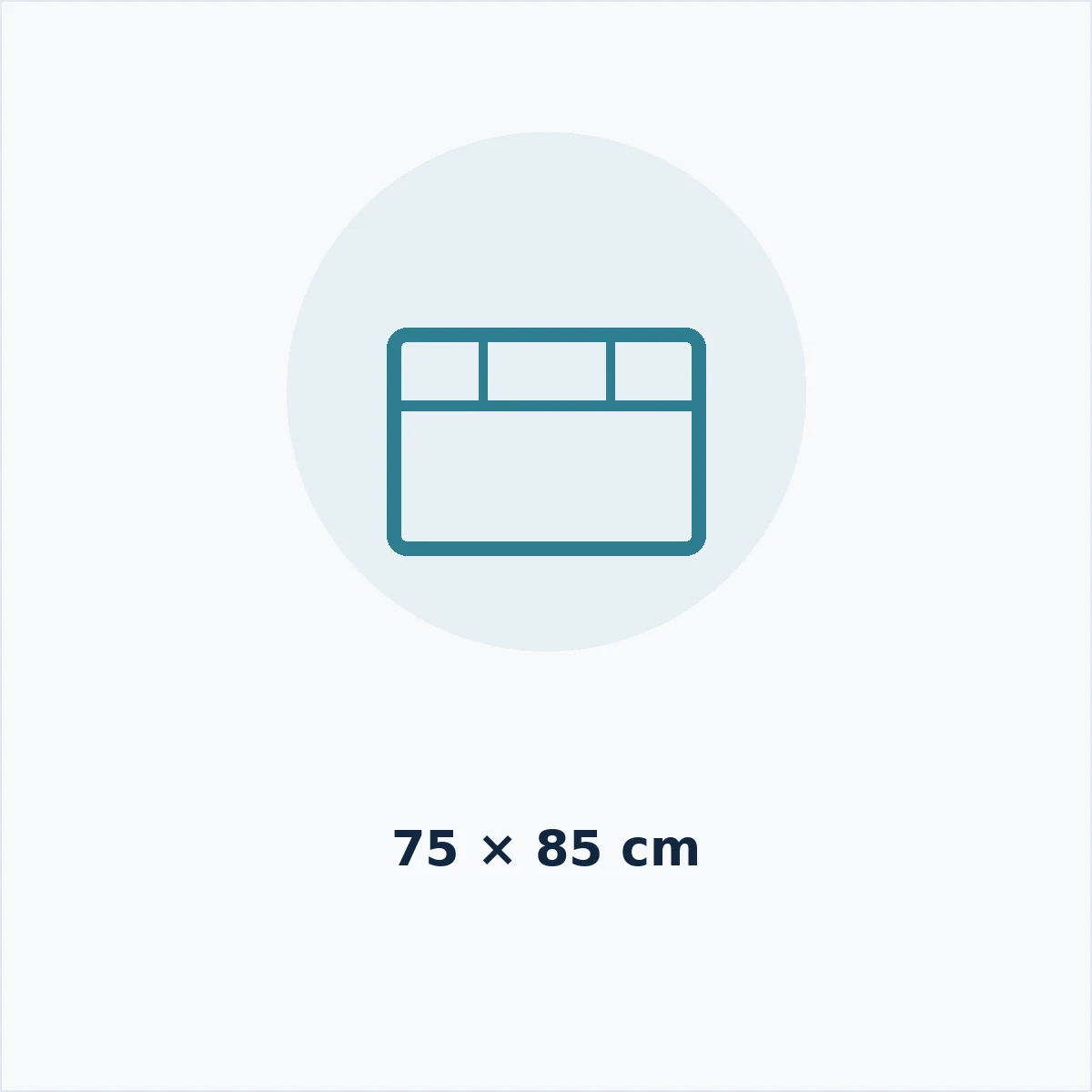 Reusable Washable Bed Pad 75x85cm — MedQ catalogue illustration