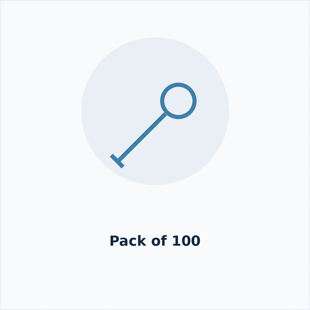 Saliva Ejectors Pack 100 — MedQ catalogue illustration