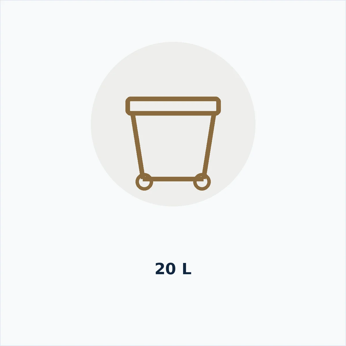 Stackable Food Storage Container 20L — MedQ catalogue illustration
